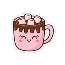 Load image into Gallery viewer, Cute Hot Cocoa Vinyl Sticker, 3" x 2.8"