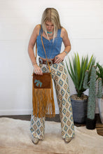 Load image into Gallery viewer, Thunderbird Cowhide Crossbody - Tooled Leather Cowhide Clutch