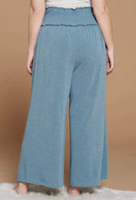 Load image into Gallery viewer, Wide Leg Light Blue Pants
