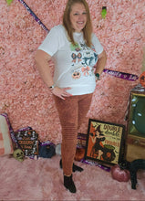Load image into Gallery viewer, Mineral Washed Persimmon Moto Jeggings

