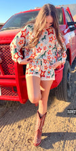 Load image into Gallery viewer, Comfortable Long Sleeve &amp; Short Set With Stars &amp; Western Prints
