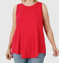 Load image into Gallery viewer, Plus Size Slinky Tanks In Assorted Colors
