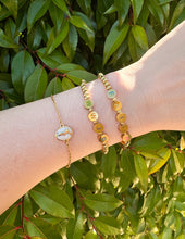 Load image into Gallery viewer, Gold WWJD Letter Bracelet
