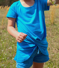 Load image into Gallery viewer, Kids Criss Cross Front Top In Blue
