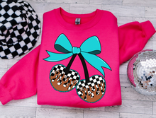 Load image into Gallery viewer, Checkered Cherries Crewneck
