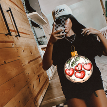 Load image into Gallery viewer, Cherries &amp; Christmas Graphic Tee
