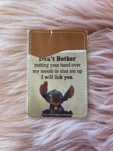 Load image into Gallery viewer, Assorted Prints Of Stitch On These Cardholders
