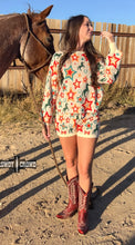 Load image into Gallery viewer, Comfortable Long Sleeve &amp; Short Set With Stars &amp; Western Prints
