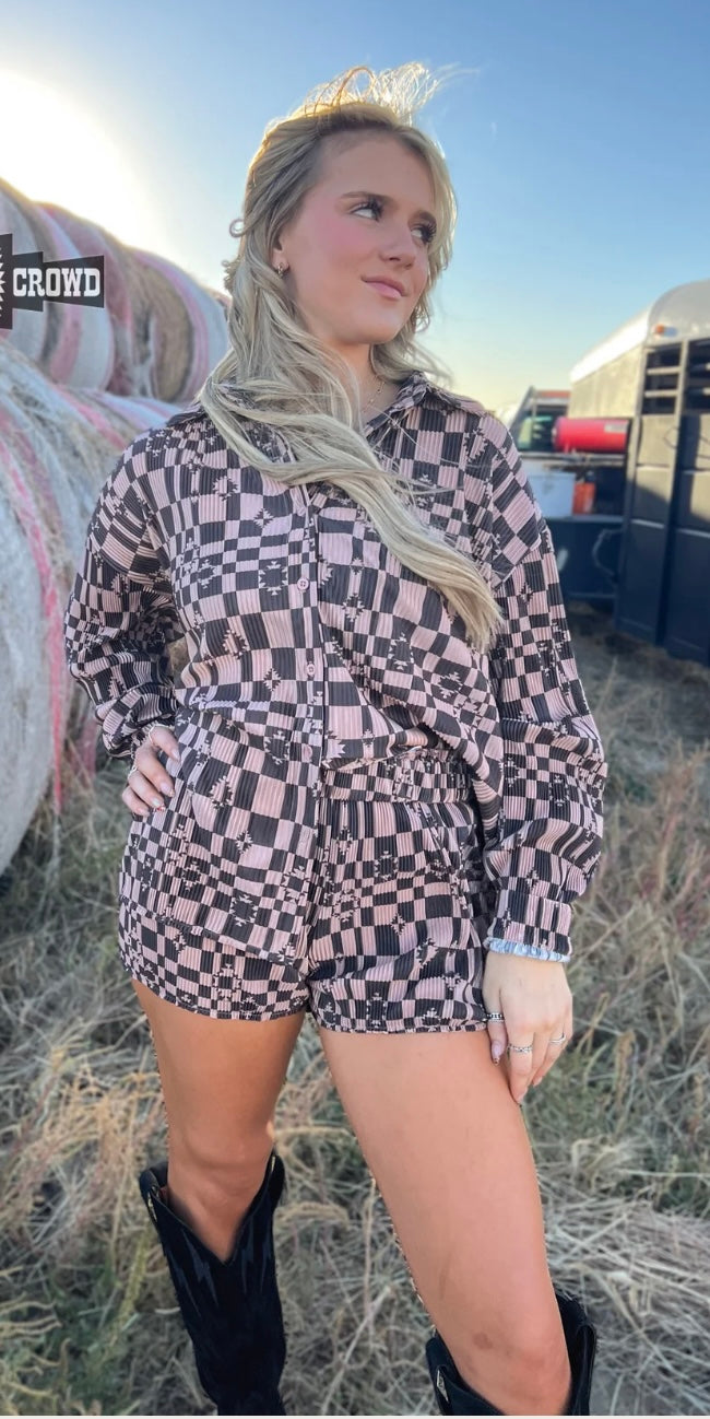 Comfy Western Checkered Set