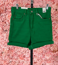Load image into Gallery viewer, Judy Blue High Waist Tummy Control Kelly Green Shorts
