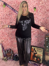 Load image into Gallery viewer, Rowdy Crowd Western Flare Drawstring Pants

