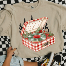 Load image into Gallery viewer, Checkered Record Player Crewneck
