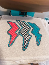 Load image into Gallery viewer, Checkered Lightning Crewneck
