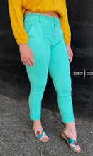 Load image into Gallery viewer, Rowdy Crowd Teal Pants
