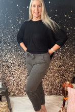 Load image into Gallery viewer, Paper Bag Waist Style Pants With Front Tie &amp; Pockets
