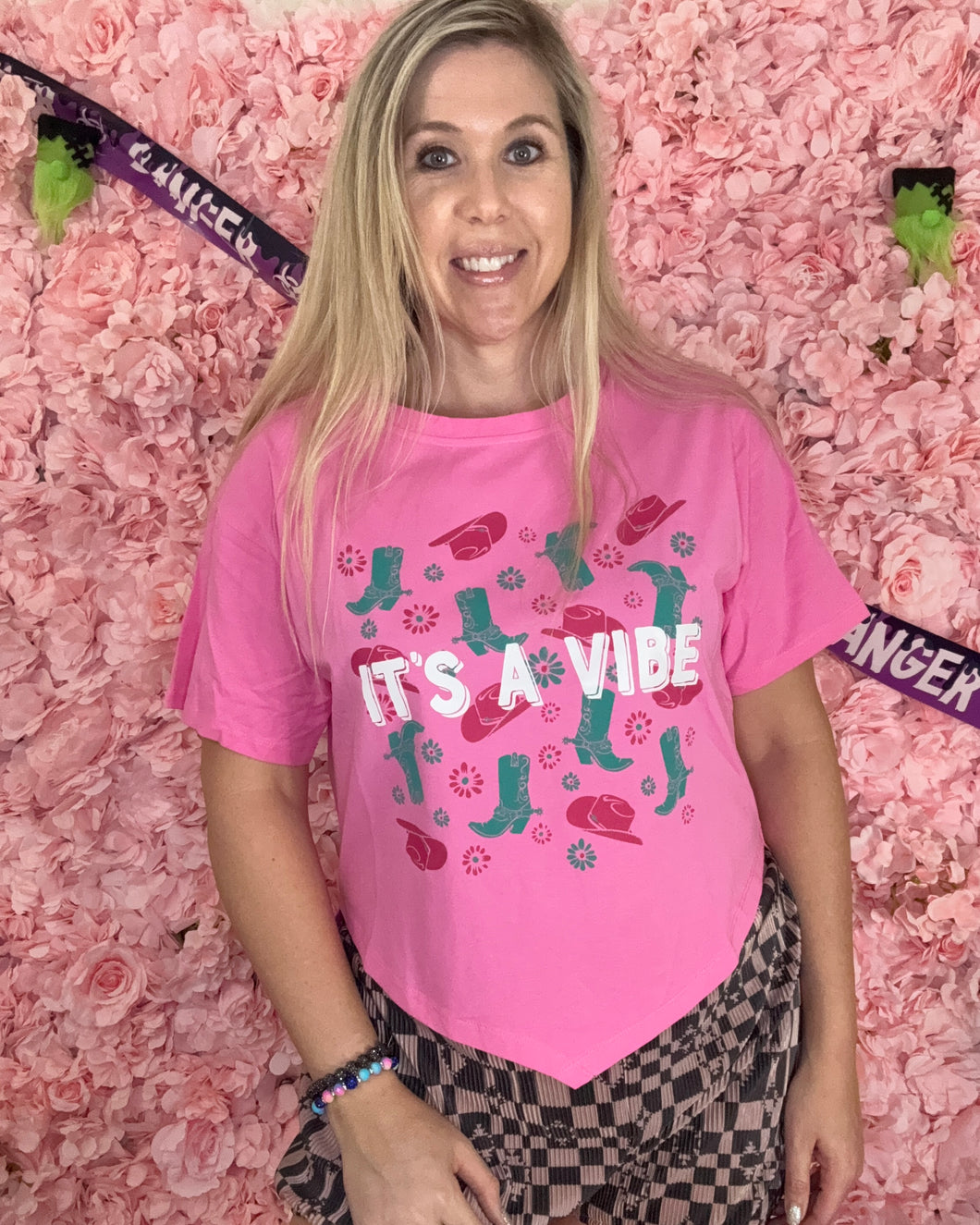 It’s A Vibe Cowgirl Boot V Shirt