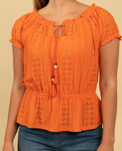 Load image into Gallery viewer, Bright Orange Tie Shirt
