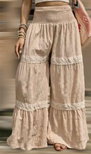 Load image into Gallery viewer, 🌻Boho Lace Detailed Elastic Waist Pants
