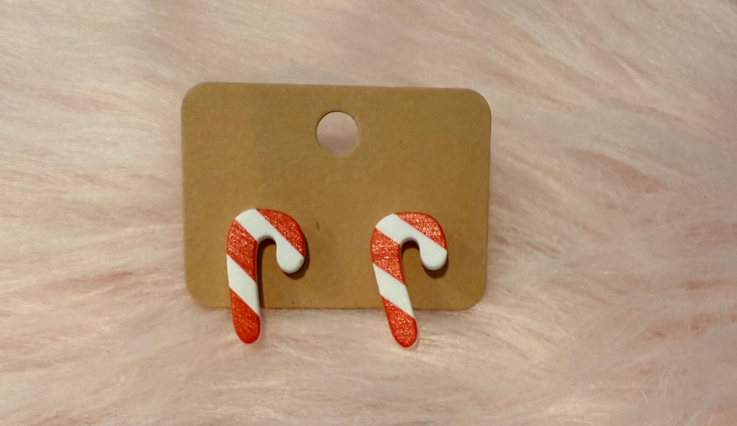 Candy 🍬 Cane Studded Earrings