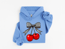 Load image into Gallery viewer, Checkered Cherries Hoodie

