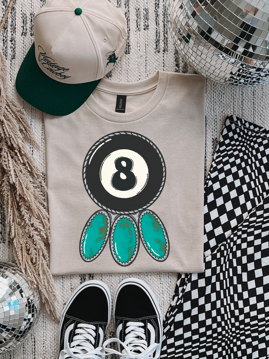 8Ball Stone Graphic Tee