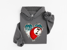 Load image into Gallery viewer, Barbed Wire Heart Hoodie
