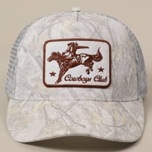 Load image into Gallery viewer, Cowboys Club Embroidered Patch Mesh Cap
