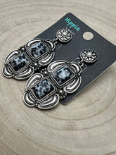 Load image into Gallery viewer, Faux White Buffalo Drop Earrings
