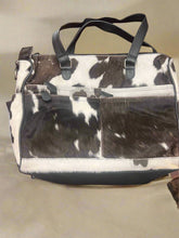 Load image into Gallery viewer, Hair on Hide Crossbody Diaper Bag  - Tons of storage
