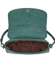 Load image into Gallery viewer, Montana West Cowhide Mini Shoulder Bag - Turquoise
