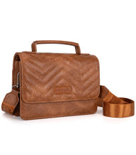 Load image into Gallery viewer, Wrangler 3PCs Set Mini Top Handle Crossbody Set - Saddle
