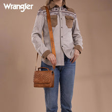 Load image into Gallery viewer, Wrangler 3PCs Set Mini Top Handle Crossbody Set - Saddle
